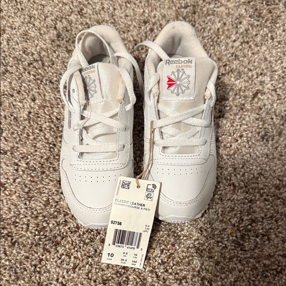 Reebok Kids Classic Leather Sneakers - White